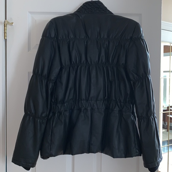 Danier Black Leather Jacket - Picture 9 of 10